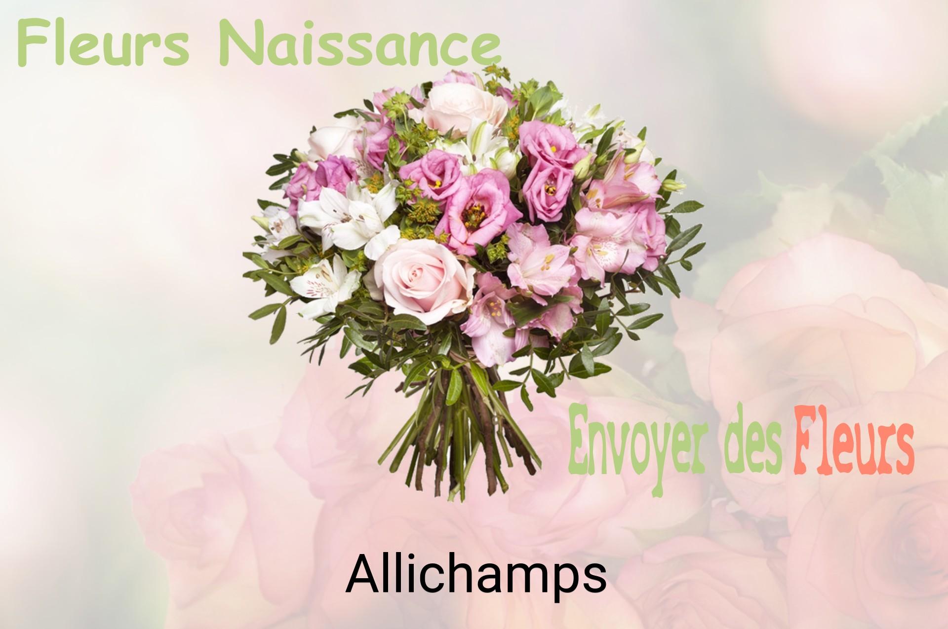 Bouquet de fleurs de naissance livré à Allichamps
